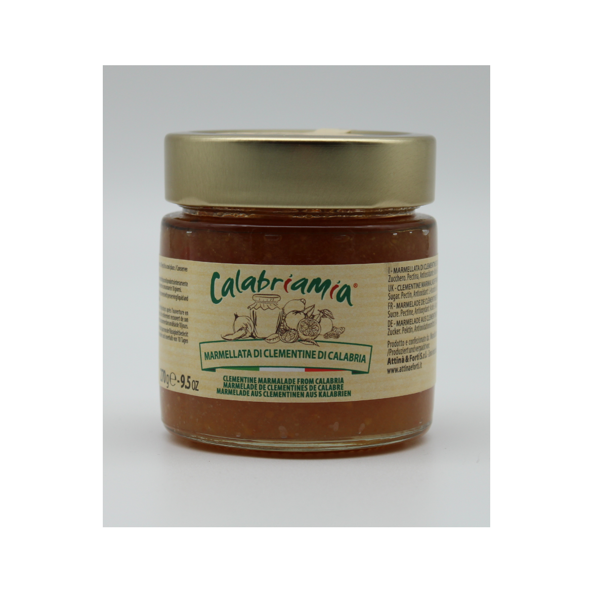 Calabria Mia Clementinen Marmellade 270gr.