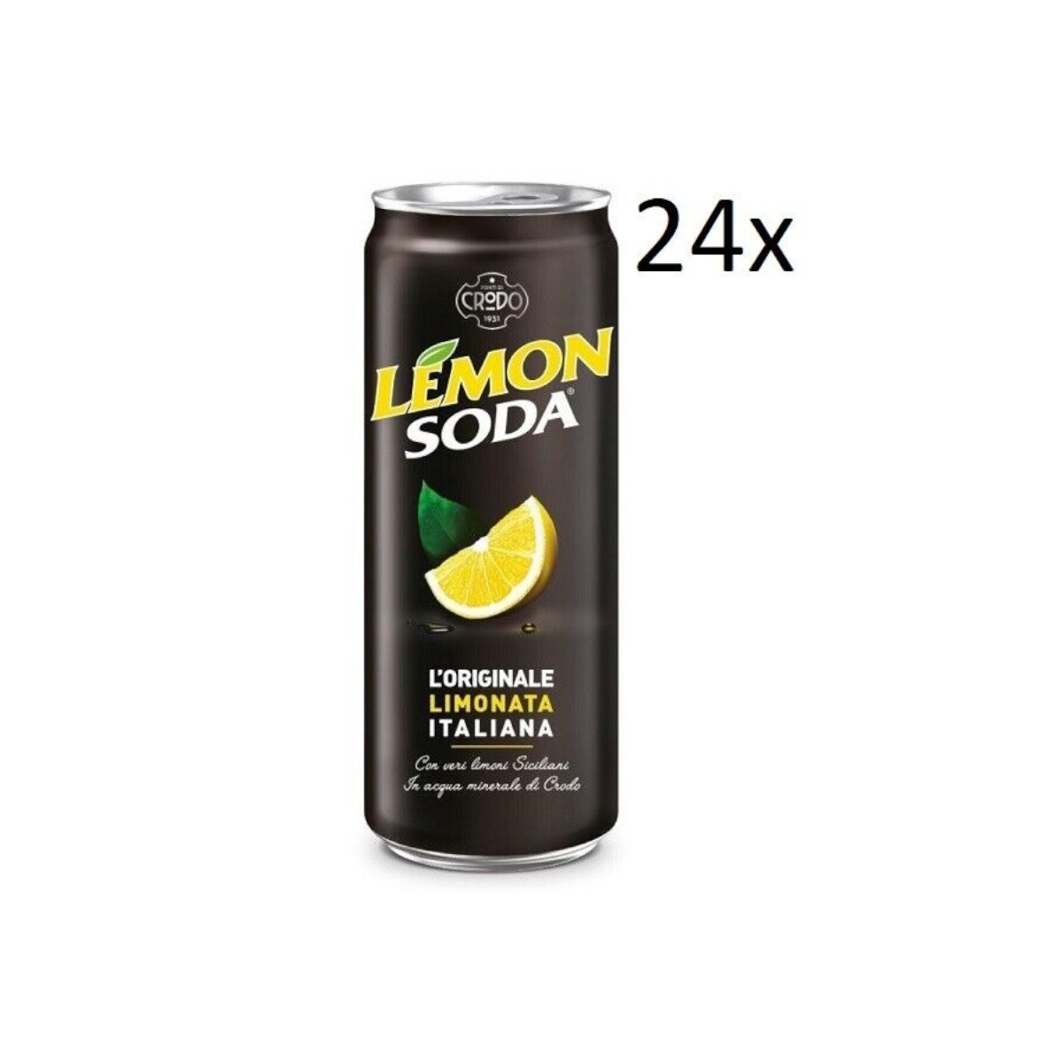 24x Dose Lemonsoda 330ml Campari Group Lemon soda Zitrone italienisch Limonata