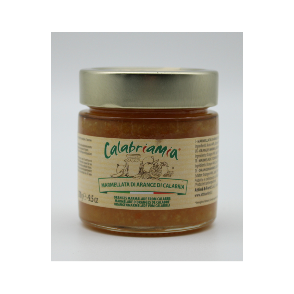 Calabria Mia Bitterorangen Marmellade 270gr.