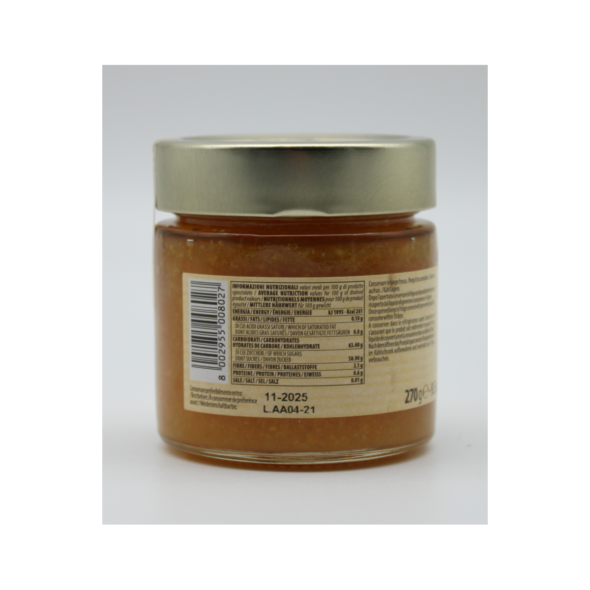 Calabria Mia Bitterorangen Marmellade 270gr.