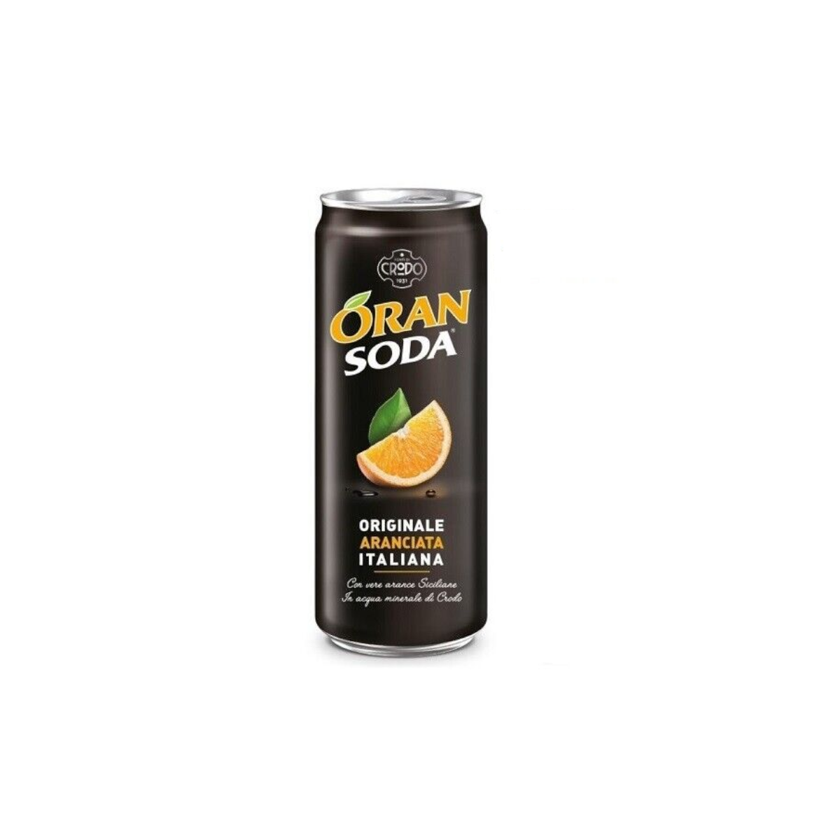 12 x Oransoda Erfrischungsgetränk Orangenlemonade, 33cl