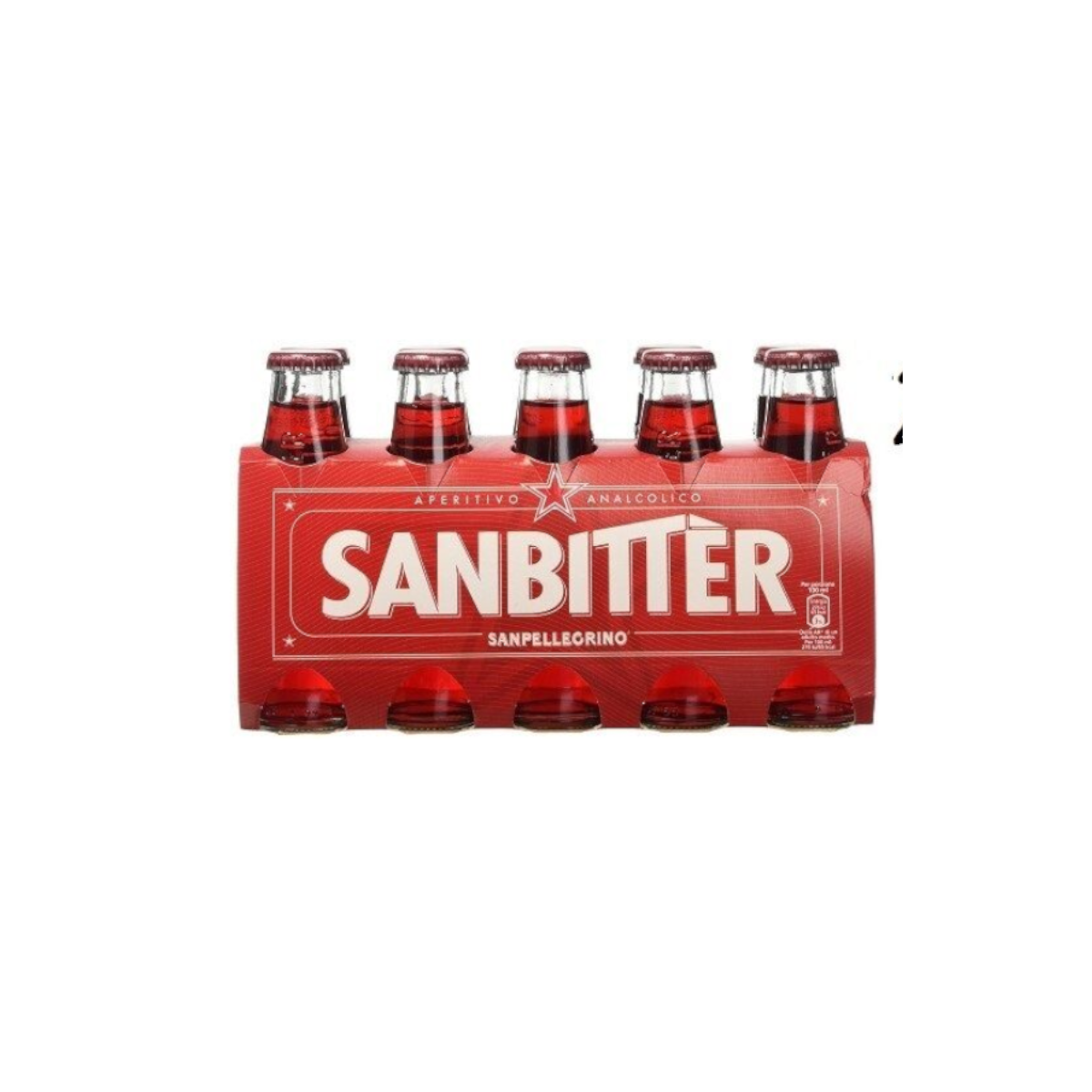 10 Stück Sanbittèr 100 ml Aperitif Sanbitter Klassisch Italienisch red bitter