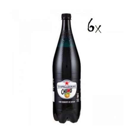 6 x San Pellegrino Chinotto Chino Italienisches Softdrink-Getränke- PET- 1,25 l italienische Bitterorange Limonade