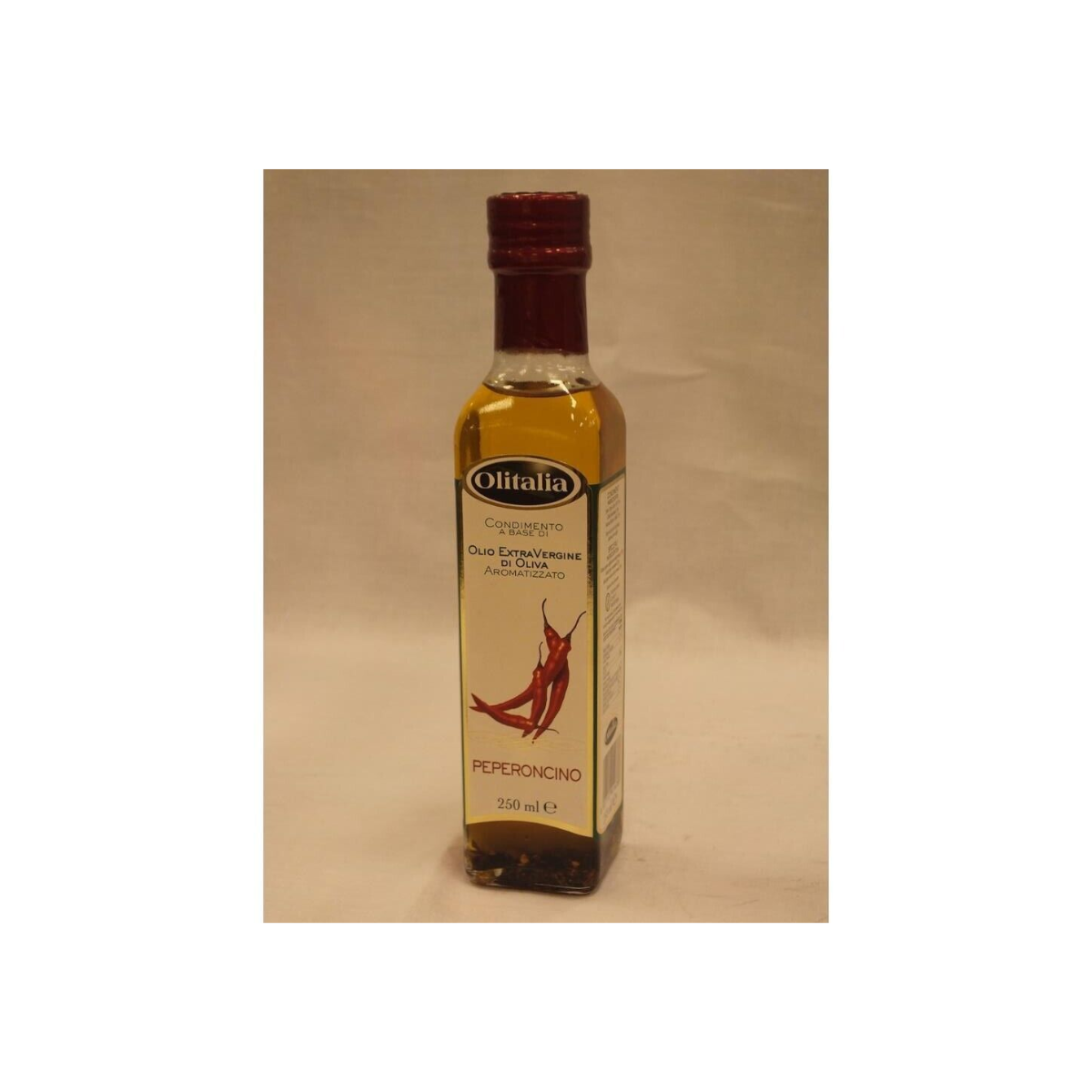 Olitalia Olio Extra Vergine di Oliva con Peperoncino -Scharfes Olivenöl - 250 ml