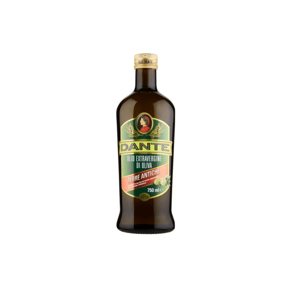 Olio di Oliva Extravergine Natives Olivenöl Extravergine DANTE- 0,75 l