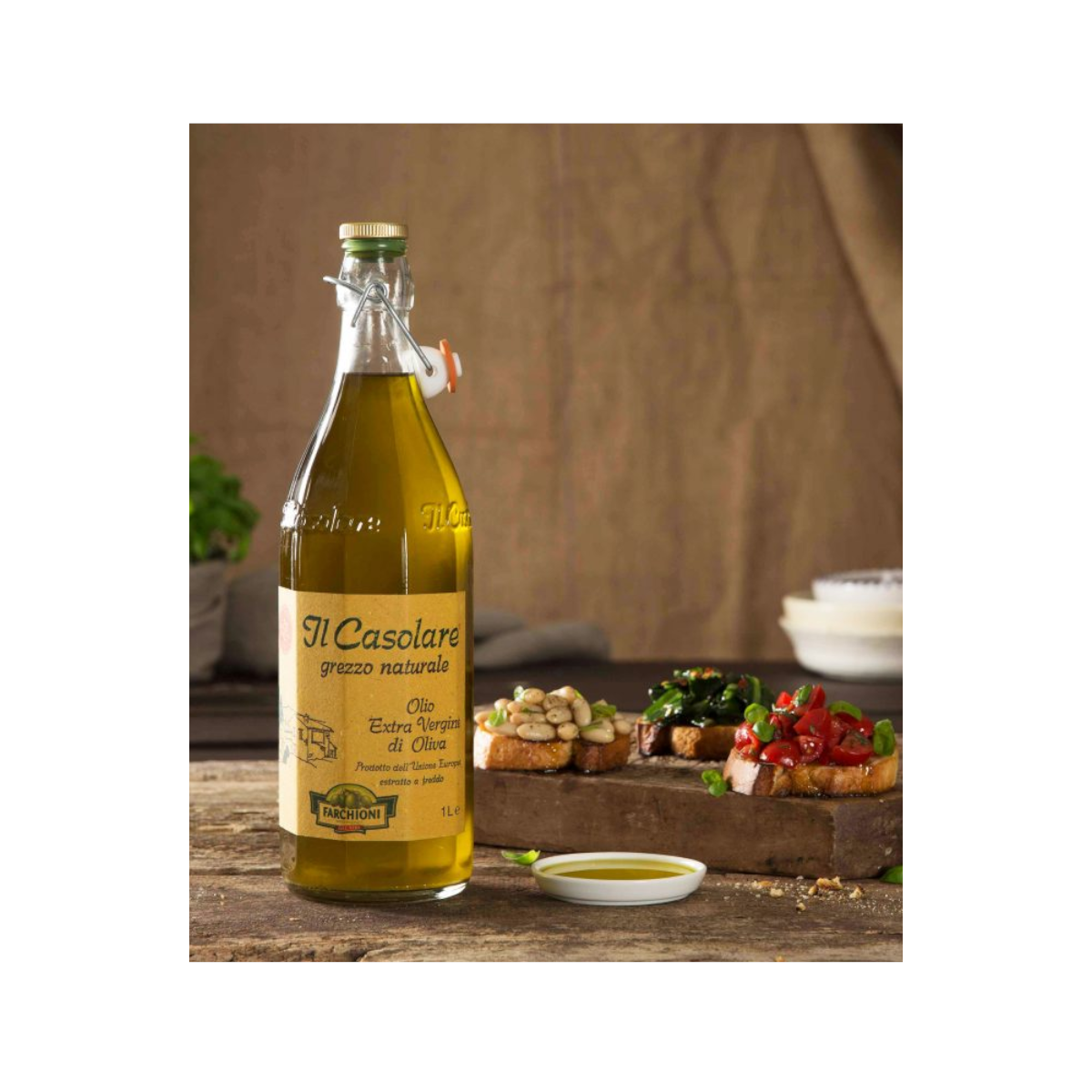 Olio Extra Vergine di oliva Grezzo Farchioni 1L