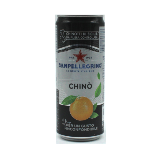 72 X  Chinó San Pellegrino  einweg 33cl