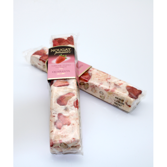 Quaranta Torrone Riegel Erdbeeren -100g