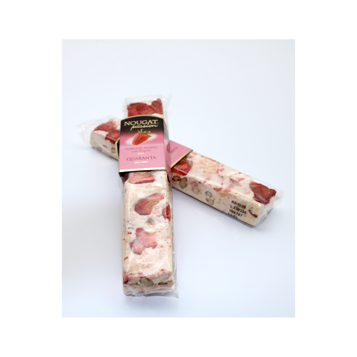 Quaranta Torrone Riegel Erdbeeren -100g