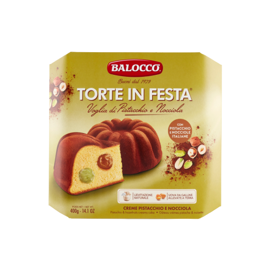 Balocco Torte in Festa – 400g Pistazien-Wallnussgenuss für Weihnachten