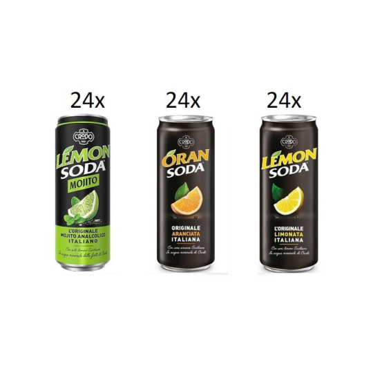 72x Dosen Lemonsoda Oransoda Mojitosoda 330 ml Campari Group italienisch trinken