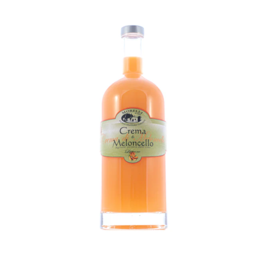 Melonen-Sahnelikör "Crema di Meloncello" aus der Toskana -Morelli- 0,5 l