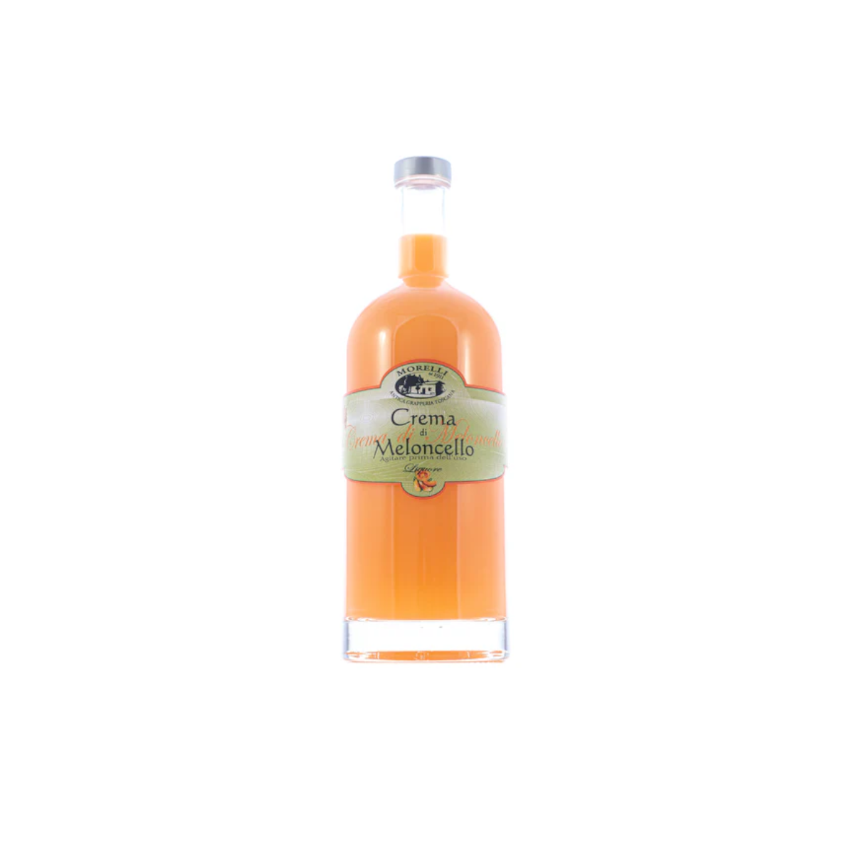 Melonen-Sahnelikör "Crema di Meloncello" aus der Toskana -Morelli- 0,5 l