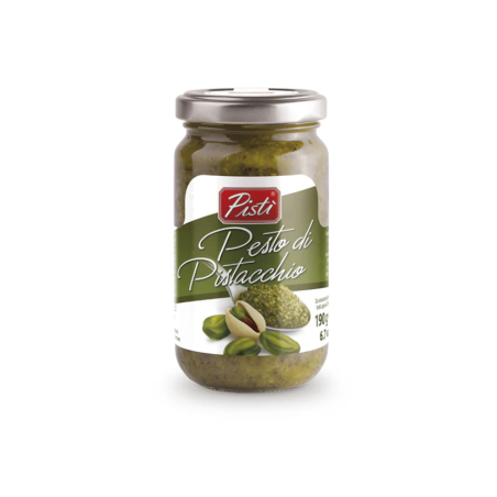 Sizilianisches Pistazienpesto Pistí – Glutenfrei- Perfekt für Pasta & mehr- 190 g