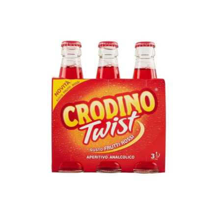 Campari Crodino Twist Frutti Rossi Italienische rote Früchte 3x175ml