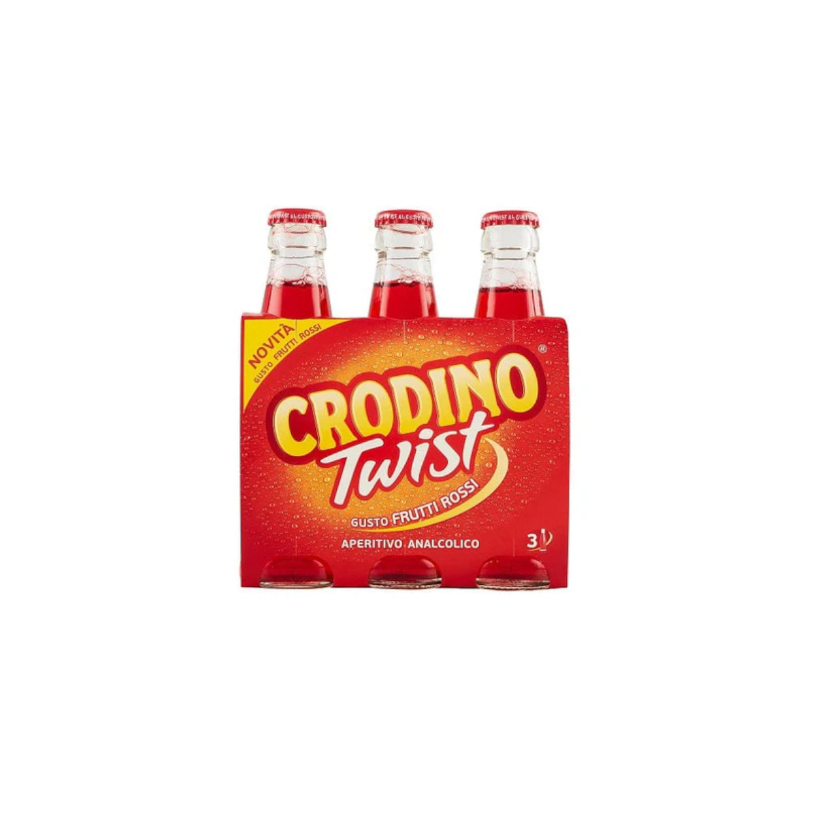 Campari Crodino Twist Frutti Rossi Italienische rote Früchte 3x175ml