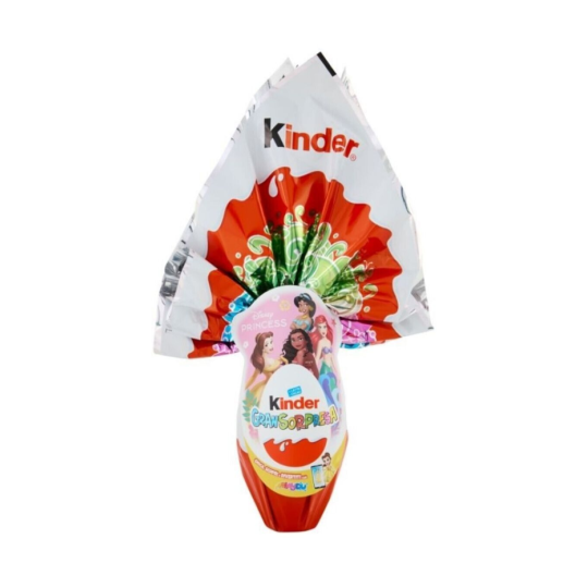 Kinder GranSorpresa Ostern Schokoladenei Kinder Überraschung von Prinzessin 150 Gr.