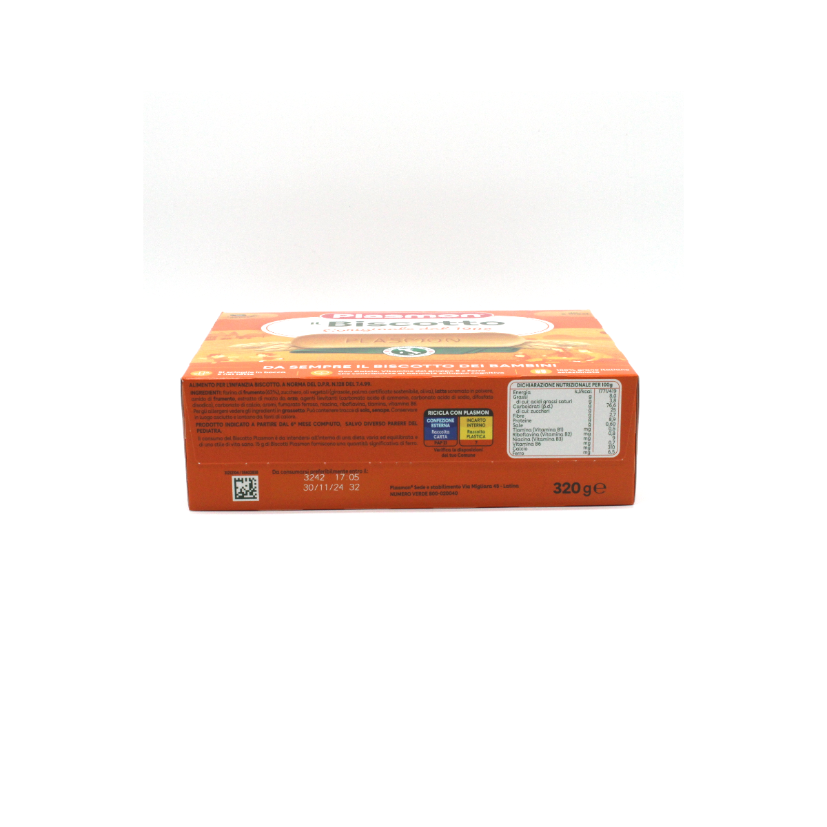 3 X  Plasmon Biscotto- Kekse 320 gr