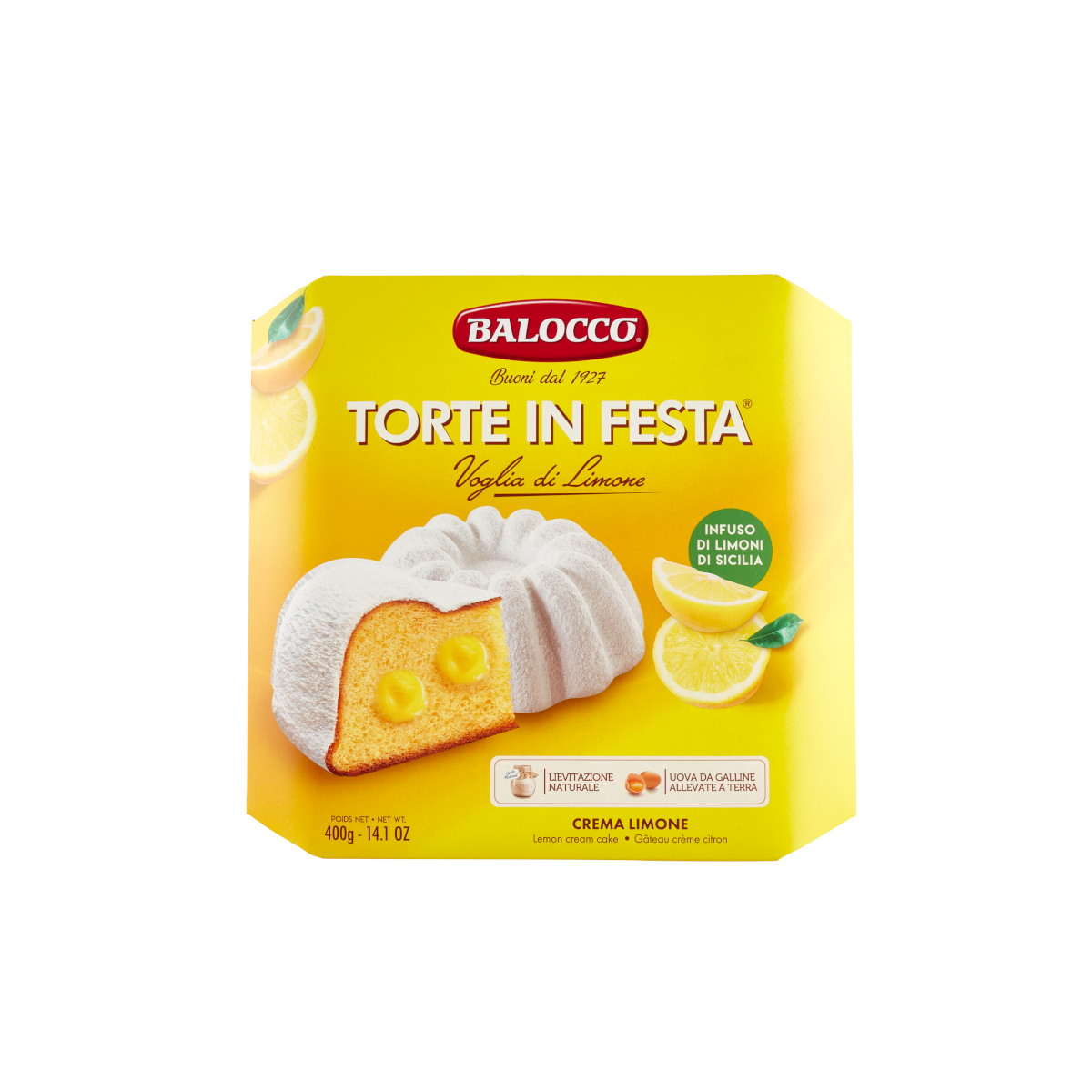 TORTA BALOCCCO LIMOE- Zitronenkuchen 400 gr.