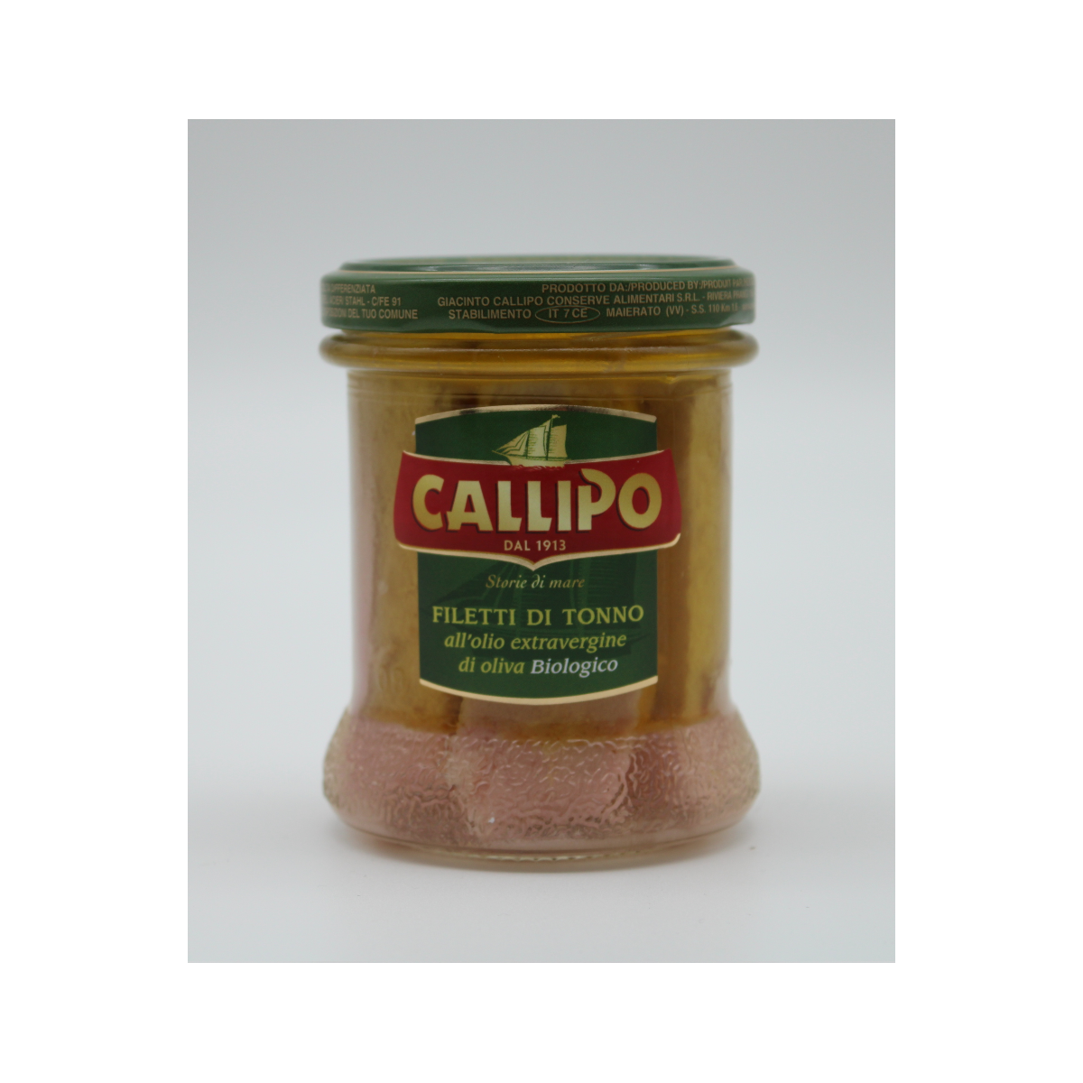 Callipo Thnnfischfilet in Bio Olivenöl 170gr.