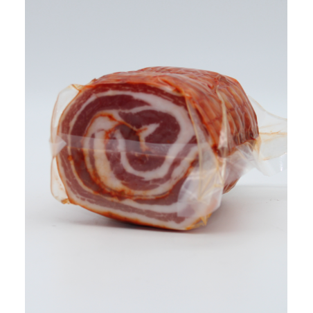 Pancetta arrotolata artigianale Calabrese trancio – ca. 900g.