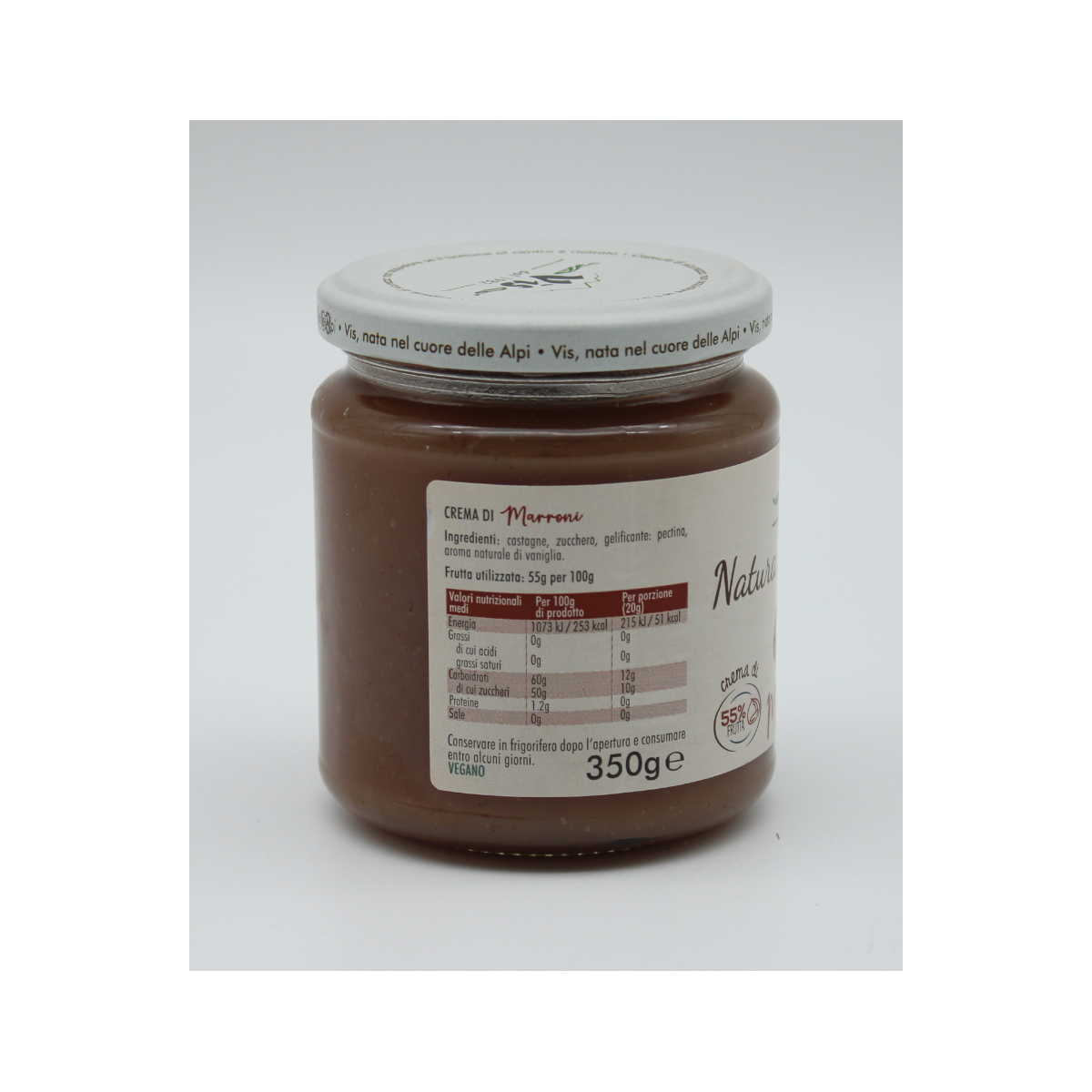 Kastaniencreme Crema di Marroni Maronencreme Vis -350 gr