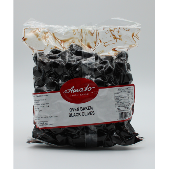 Amato Olive Nere Secche 500gr.