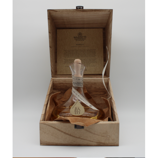 Mazzetti d'Altavilla Decanter Grappa di Barolo invecchiata Alk.43vol% 0,7l