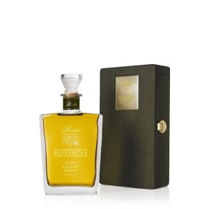 Berta Ròndena Grappa Amarone Riserva in Holzkiste- 0,7l