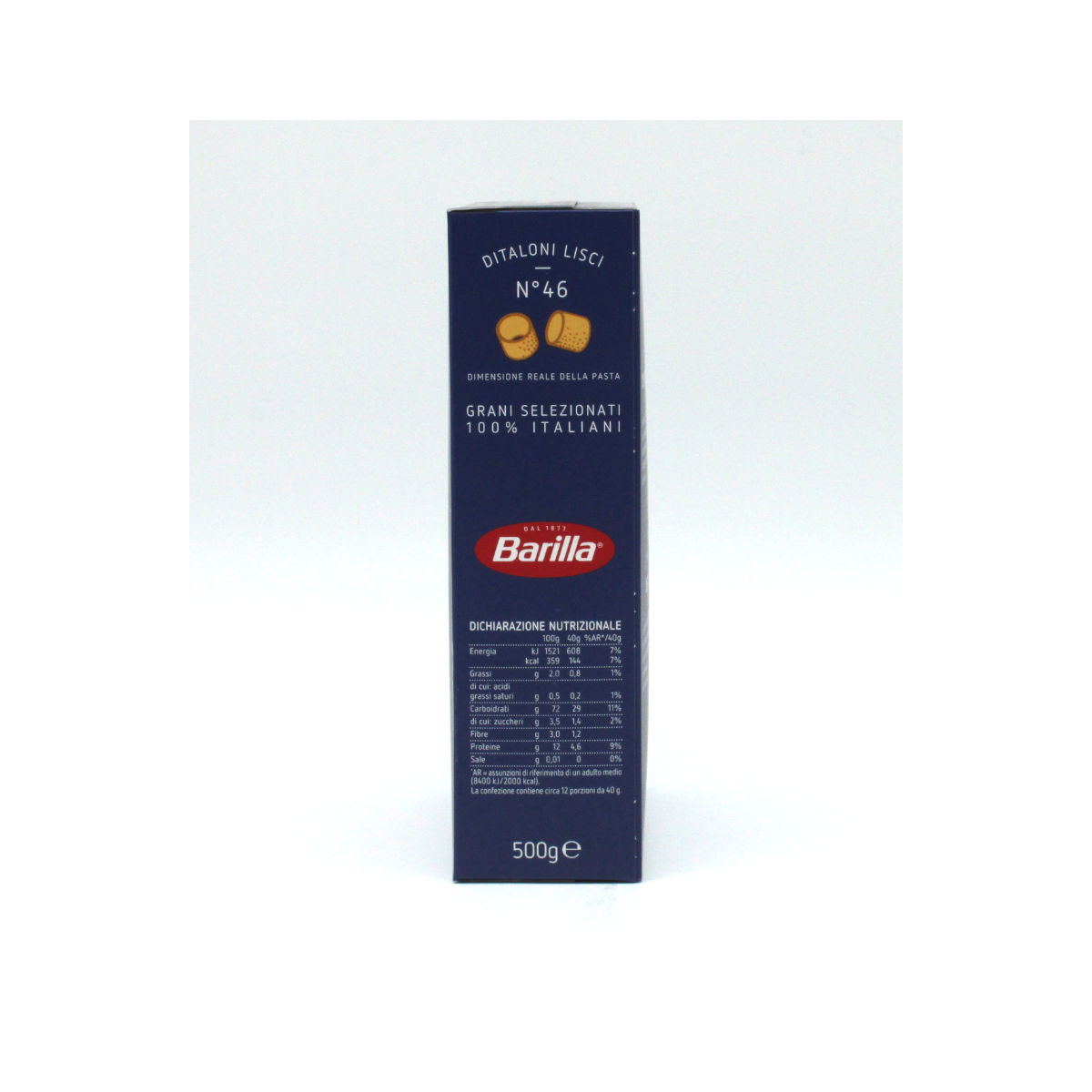 Ditaloni Lisci Barilla nr.46- 500gr.