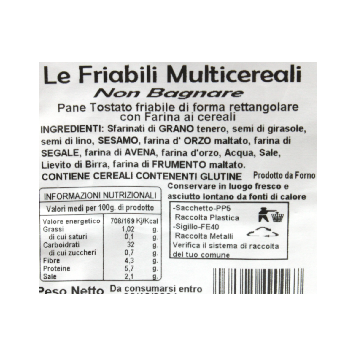 Friselle Friabili Cereali - 350g