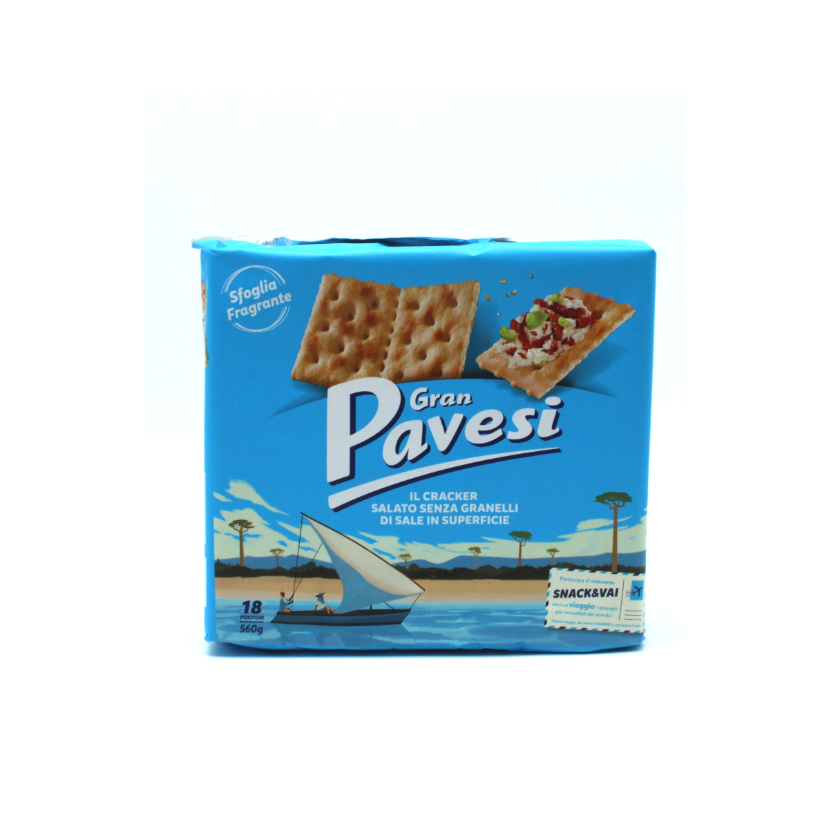 Gran Pavesi Cracker Non Salati – 560 gr