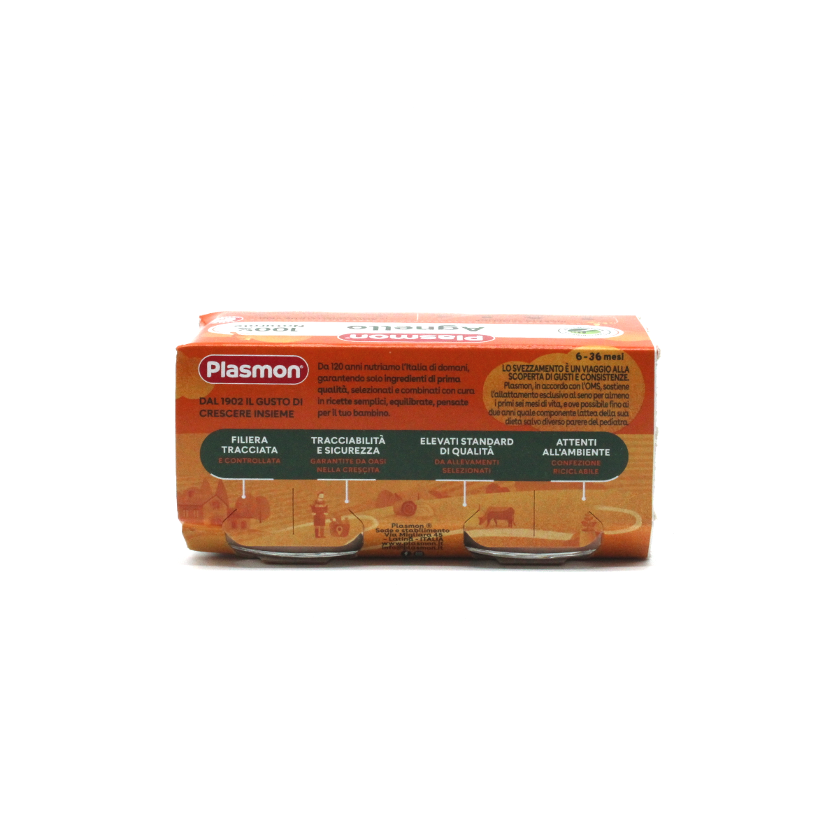 Plasmon Agnello- Lammfleisch 2*80gr.