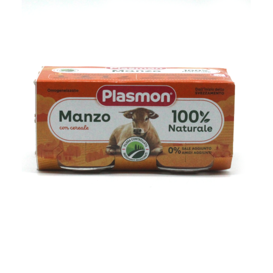 Plasmon Manzo- Rindfleisch 2*80gr.