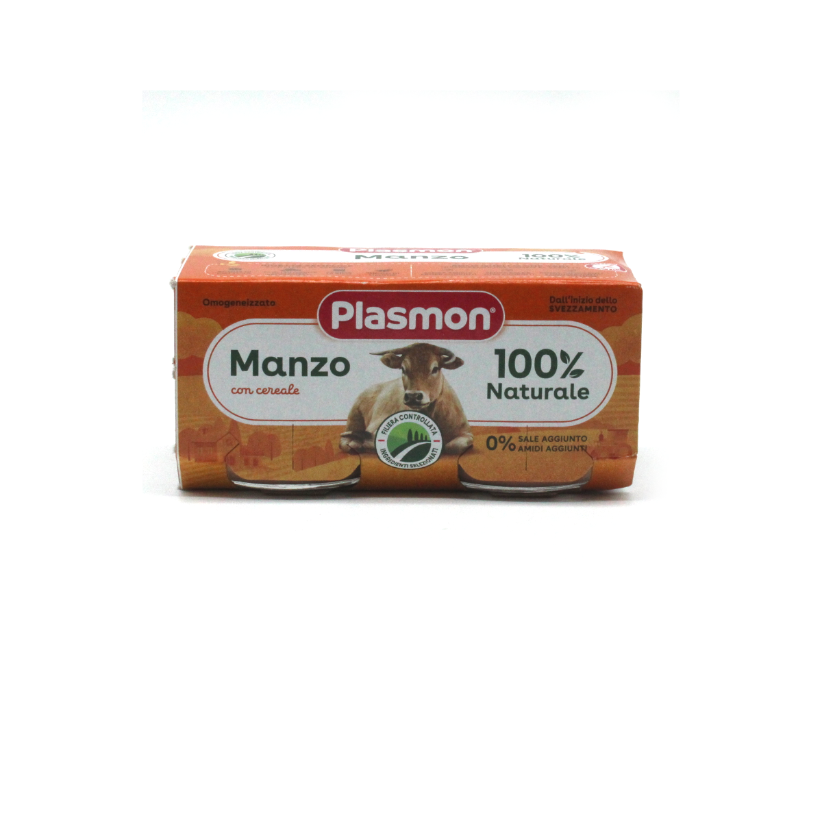 Plasmon Manzo- Rindfleisch 2*80gr.