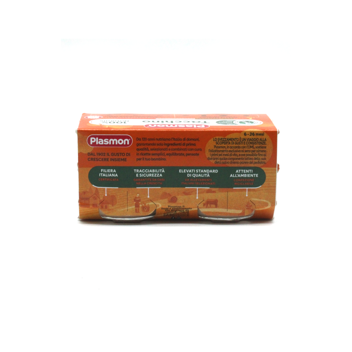 Plasmon Tacchino Putenfleisch 2*80gr.