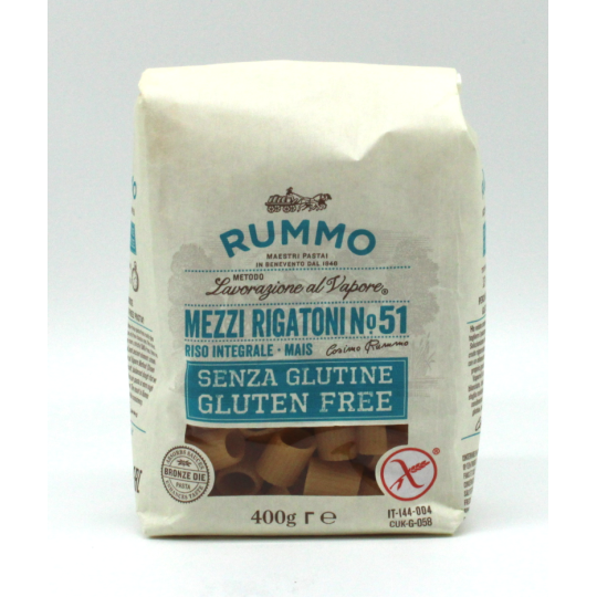 Mezzi Rigatoni Rummo nr.51 Glutenfrei 400g