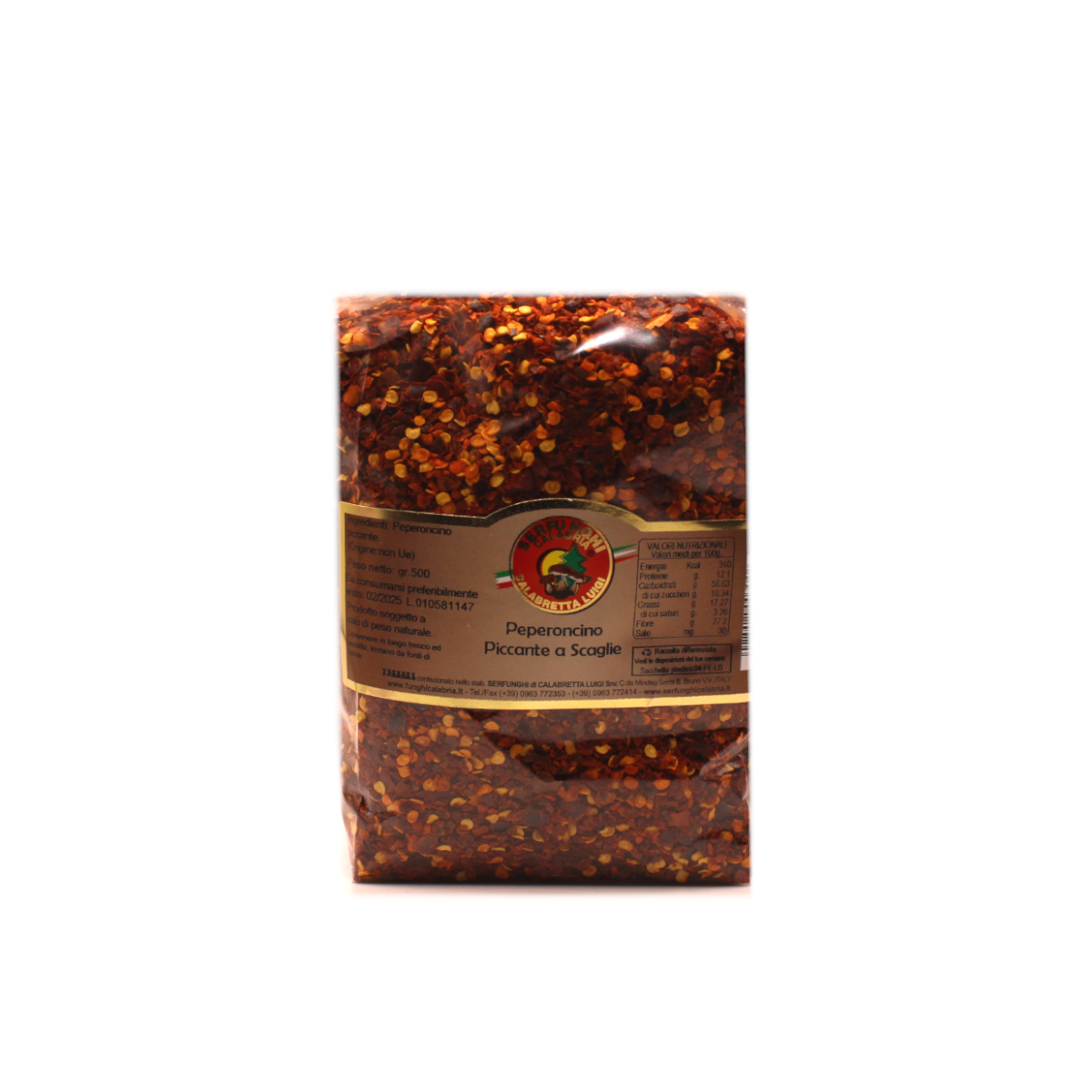 Peperoncino Calabrese Scharf gemahlen -500g