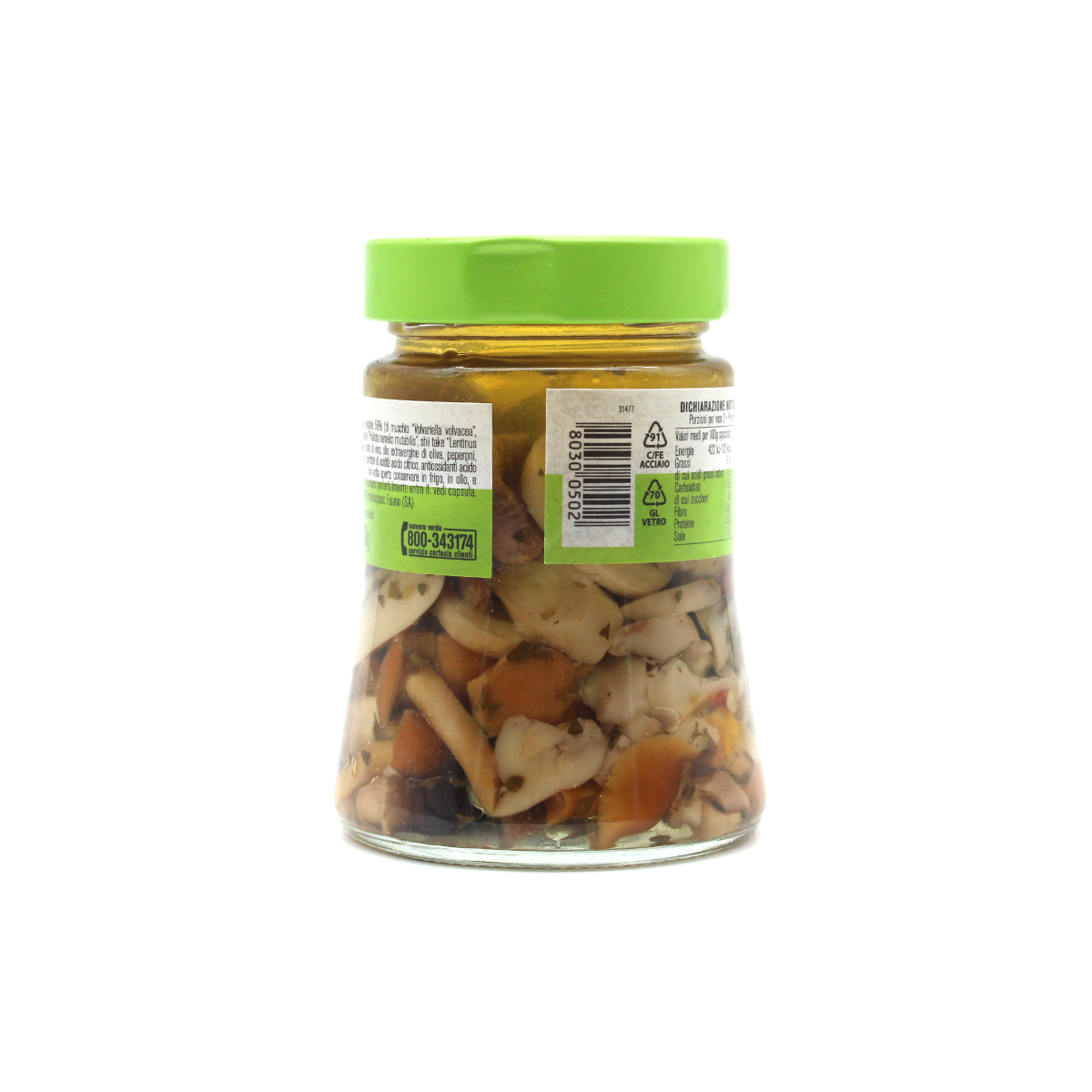 Funghi misti alla calabrese d´amico 280gr.