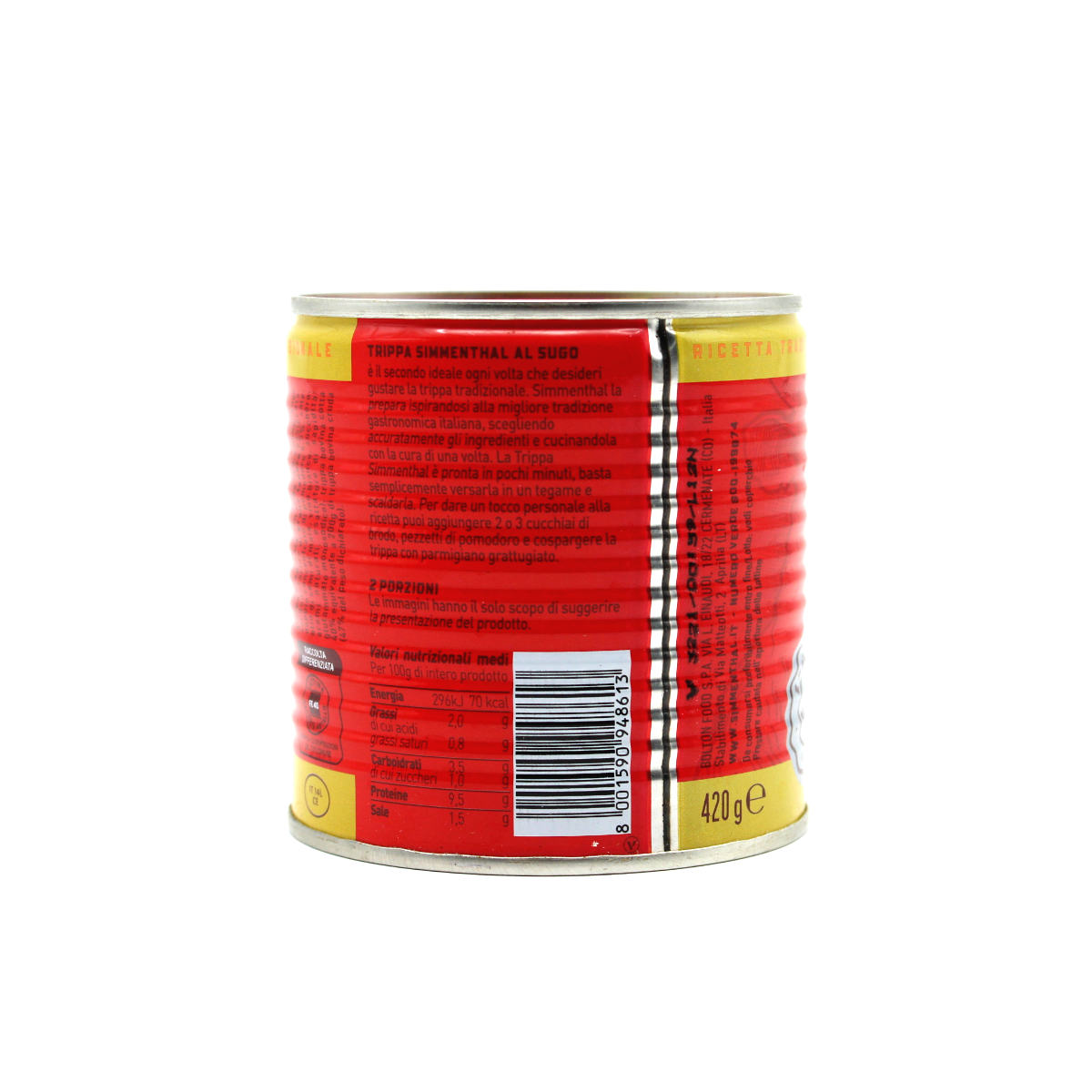 Simmenthal Trippa al Sugo Kutteln Parmiggiana Art – 420 gr