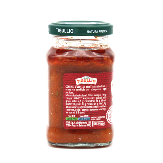 Pesto Tigullio Pomodori Secchi e Pistacchio- Getrocknete Tomaten und Pistazien190gr.