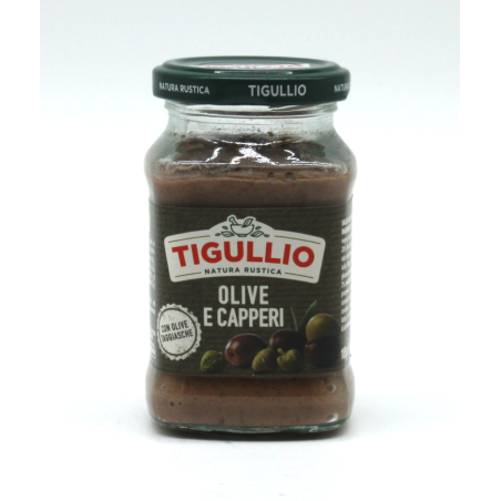 Pesto Tigullio Olive e Capperi -Oliven und Kapern- 190gr.