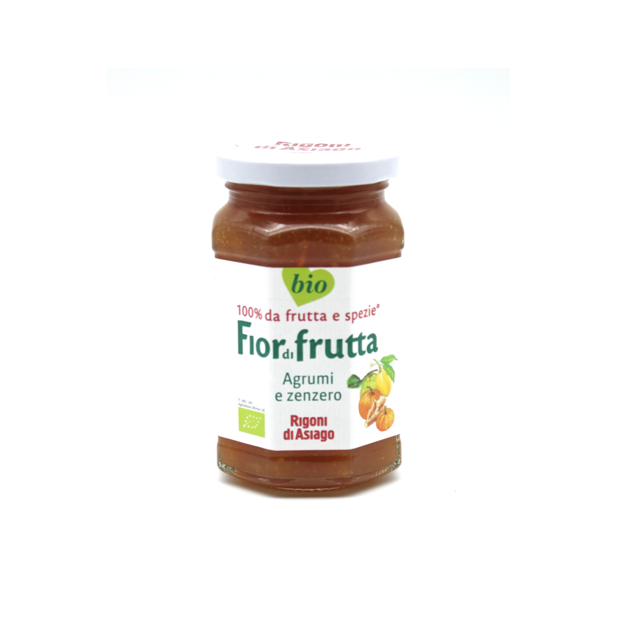 Rigoni Fior di Frutta Zitrus-mix mit ingwer Bio – 250 gr