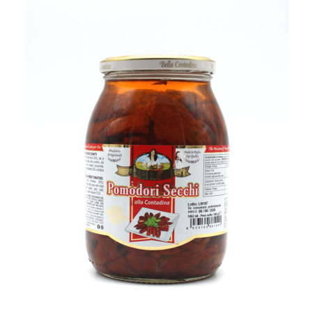 Pomodori Secchi alla contadina in olio  -Getrocknete Tomaten nach Bauernart in Öl Bella Contadina 1064 ml