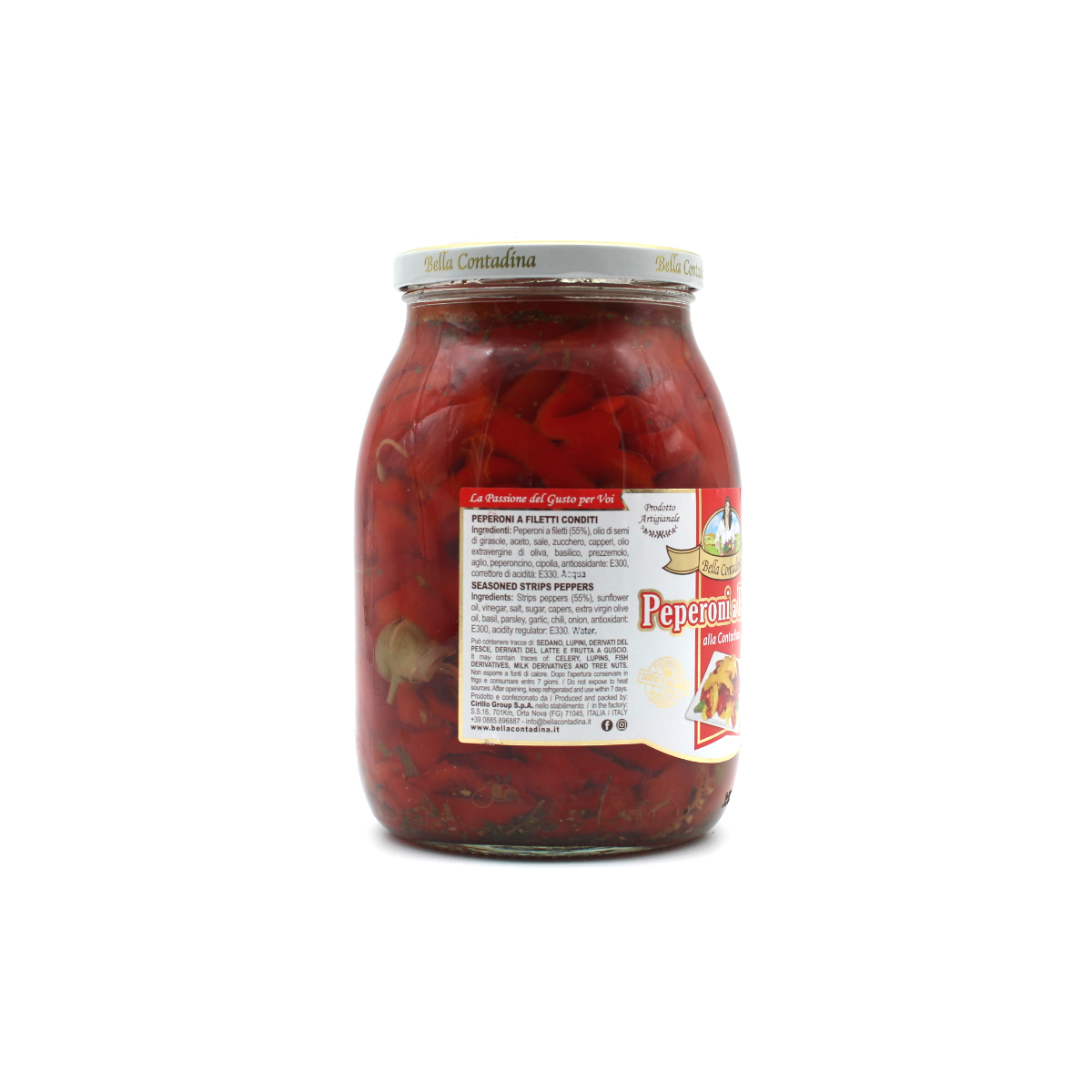 Pomodori Secchi alla contadina in olio  -Getrocknete Tomaten nach Bauernart in Öl Bella Contadina 1064 ml