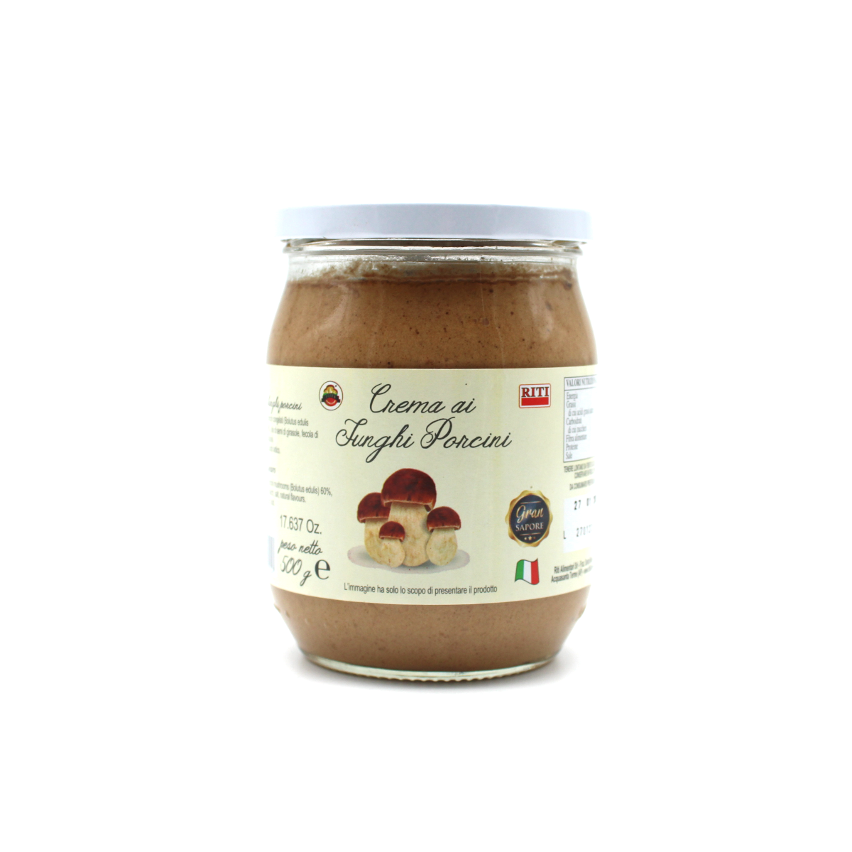 Crema Porcini - Steinpilzencreme Riti -500gr.