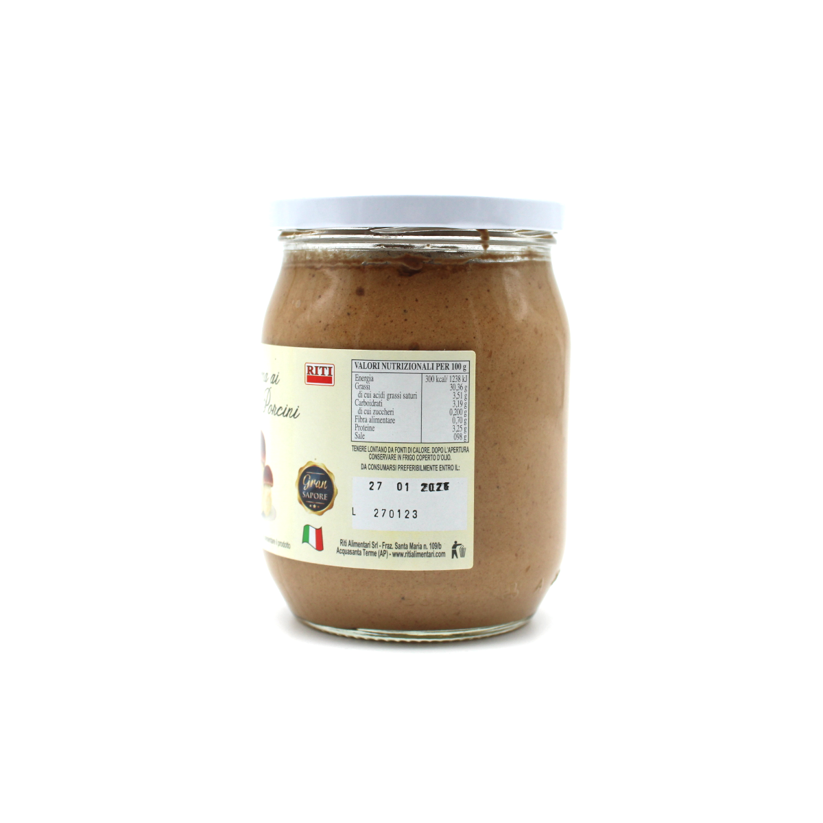 Crema Porcini - Steinpilzencreme Riti -500gr.