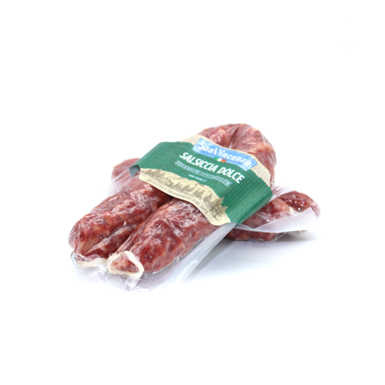 Salsiccia stagionata Calabrese dolce-Nicht Pikante kalabrische salsiccia in Stück ca.300gr.