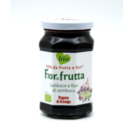 Rigoni Fior di Frutta Holunder und Holunderblütenkonfitüre Bio – 250 gr