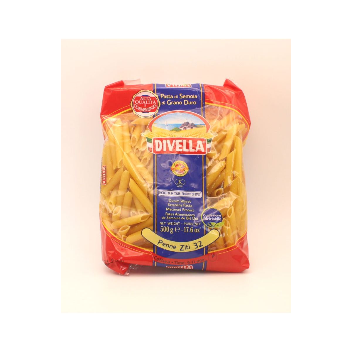 Penne Ziti Divella nr. 32 -500gr.